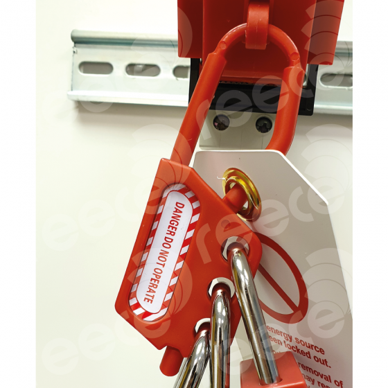 Flexible Lockout Hasp Non Conductive MLH7 Reece Safety