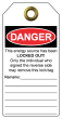 Danger - Do Not OpenTuff Tags (Pack of 10)