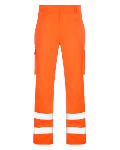 High vis orange arc flash trousers