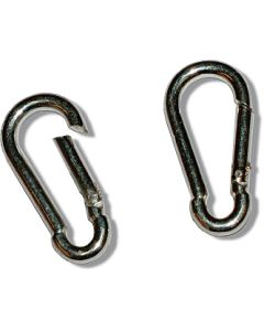 Spring loaded Steel Carbine hooks 4mm Steel