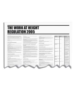 Work @ Height Regulations Wallchart