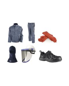 EV PPE Protection Kit inc Jacket Trousers Gloves & Visor