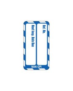 Nanotag Insert - Blue - Next Inspection - Pack of 10