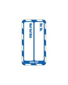 Nanotag Insert - Blue - Test Due - Pack of 10