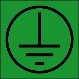 Earth Labels 25mm x 25mm 100 labels per sheet (s/a)