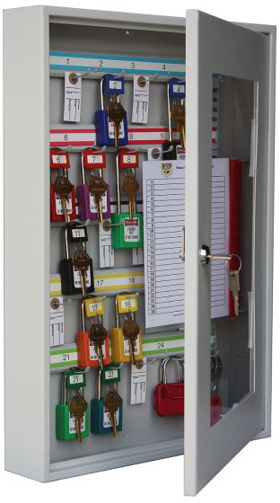 Padlock view cabinet to hold 25 padlocks - Padlock cam