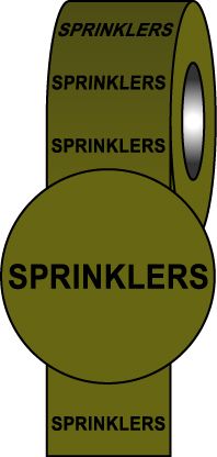 Pipeline Info Tape - 150mmx33m - Sprinklers