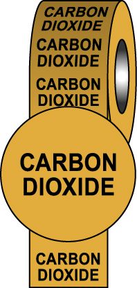 Pipeline Info Tape - 150mmx33m - Carbon Dioxide