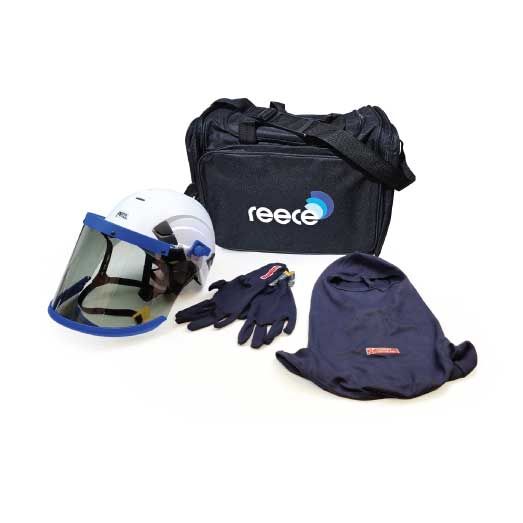 Arc Flash Working at Height PPE face and hands kit - 12cal/cm2 overall rating