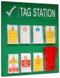 Tag Station with contents 600x500mm (includes Tags/ties/pen)