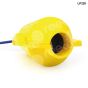 Industrial Small Plug Lockout Yellow