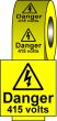 Safety Labels - 415 Volts