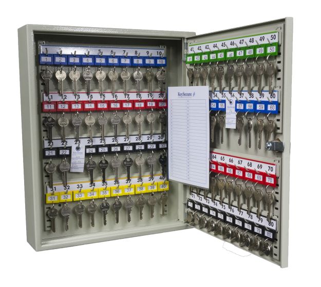 Key Cabinet holds 80 keys