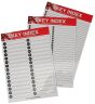 Dry-wipe 48 Key Index cards