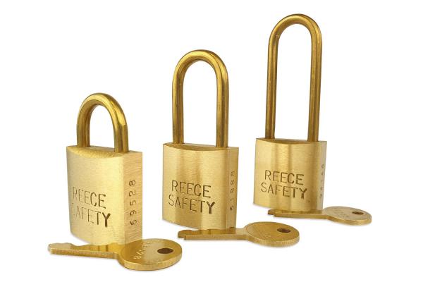 Comprehensive Range Of Brass Safety Padlocks From Reece Safety