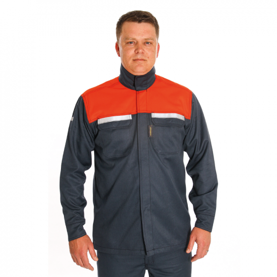 Charnaud® Alu-Safe DP® molten metal splash and arc flash protective shirt