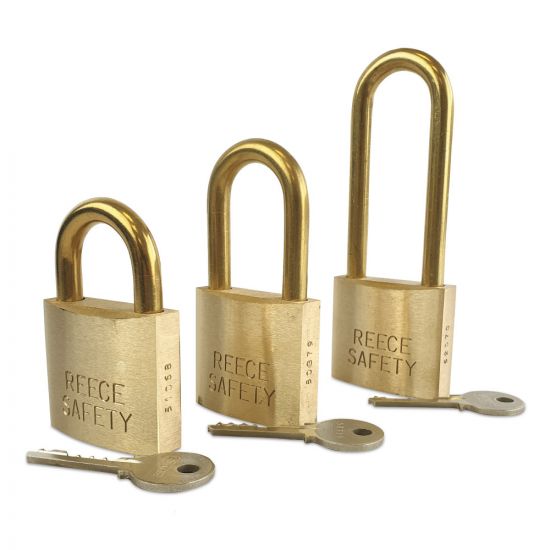 Brass 51mm body Safety Padlock group