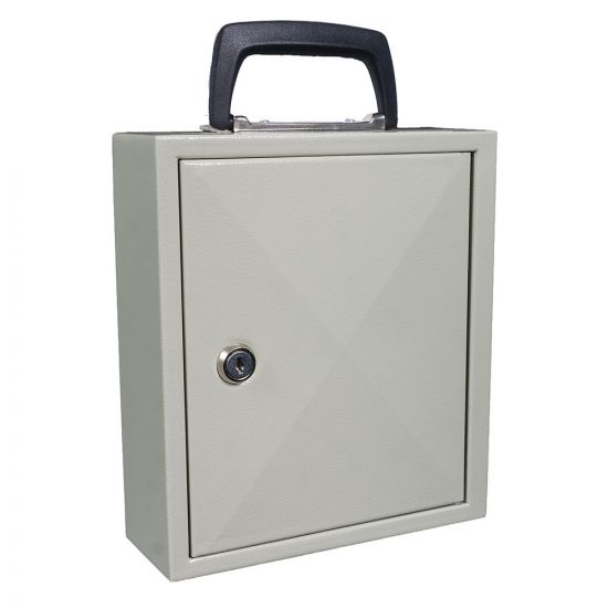 Portable Key Cabinet with 20 Adjustable key Hooks