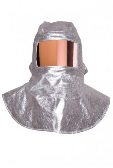 Aluminised Hood Polycarbonate Gold Visor 150X250