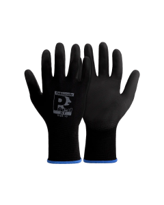 Pred Jet Black PUPL General Workwear Gloves Pack of 10