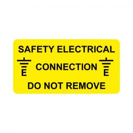 Safety Electrical Connections - Do Not Remove Label (Pack 10) | Reece ...