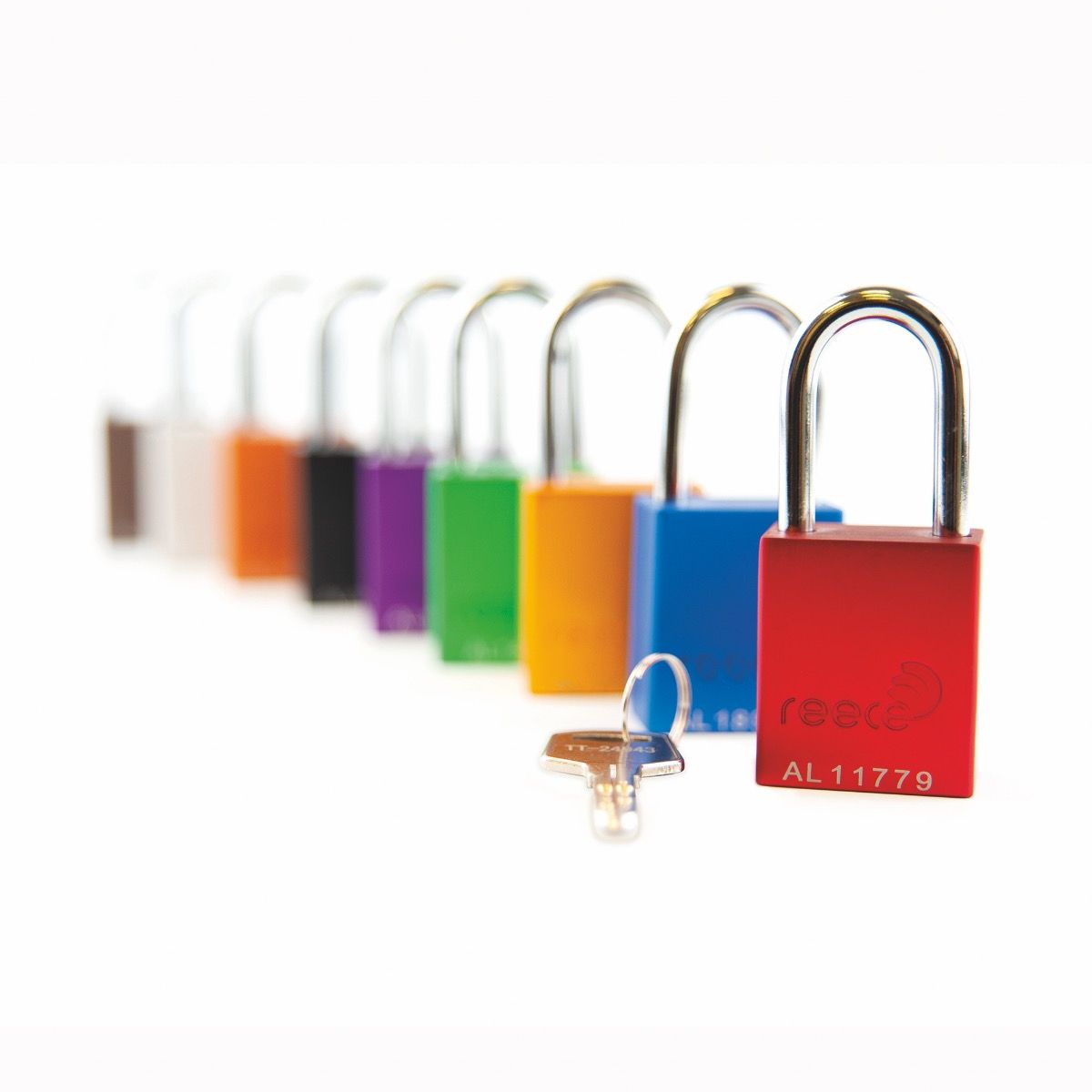 Aluminium Body Steel Shackle Safety Padlock