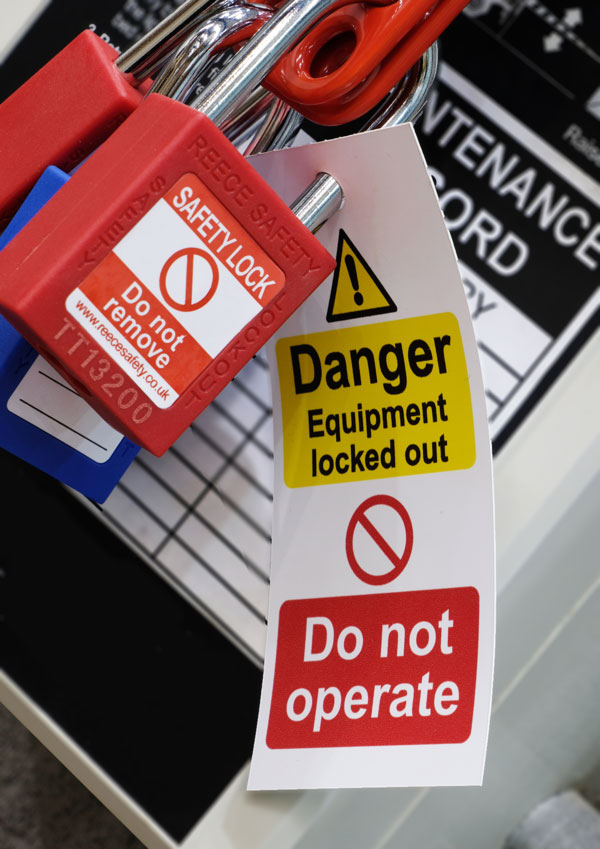 Lockout tagout safety lockout | Reece Safety